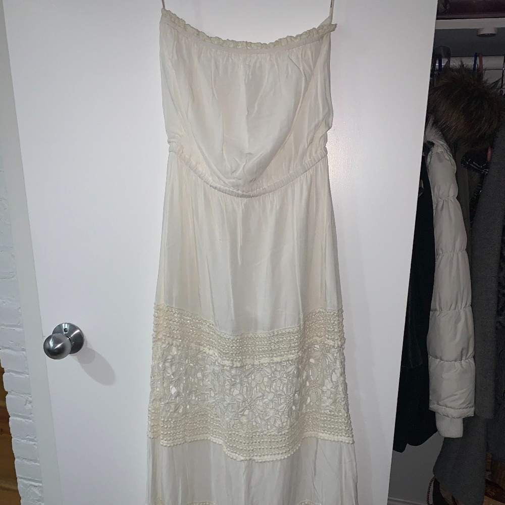White Summer maxi